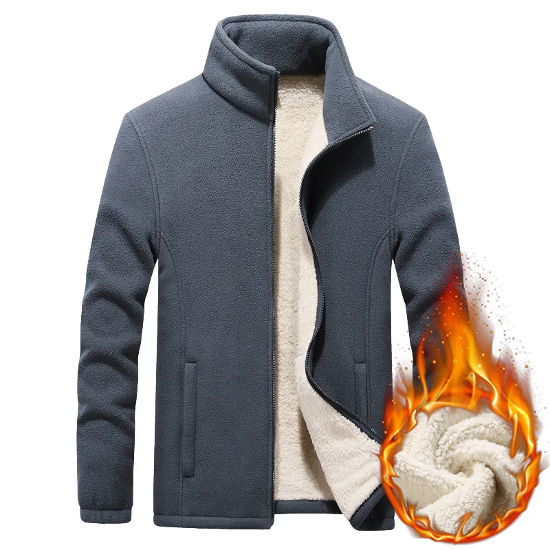 

Big Size 9xl 8xl 7xl Men Casual Windbreaker Jackets Coat Male Large Size Streetwear Men's Fleece Jacket Winter Autumn Overcoats