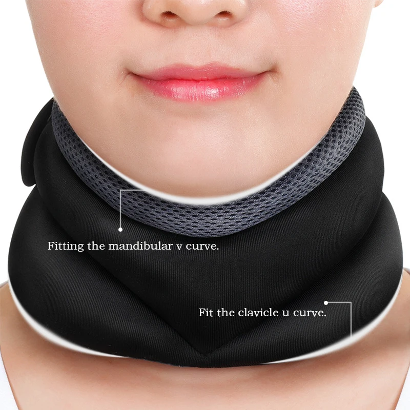 Heatable шейный Ортез для вытяжения устройство Поддержка шейки тяги спины плеча боли