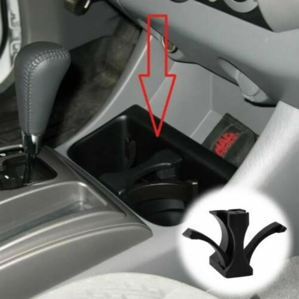 

Car Black Center Console Cup Holder Plug-in Divider Applicable To Toyoto 2005-2015 Water Cup Clamp Bottle Bracket