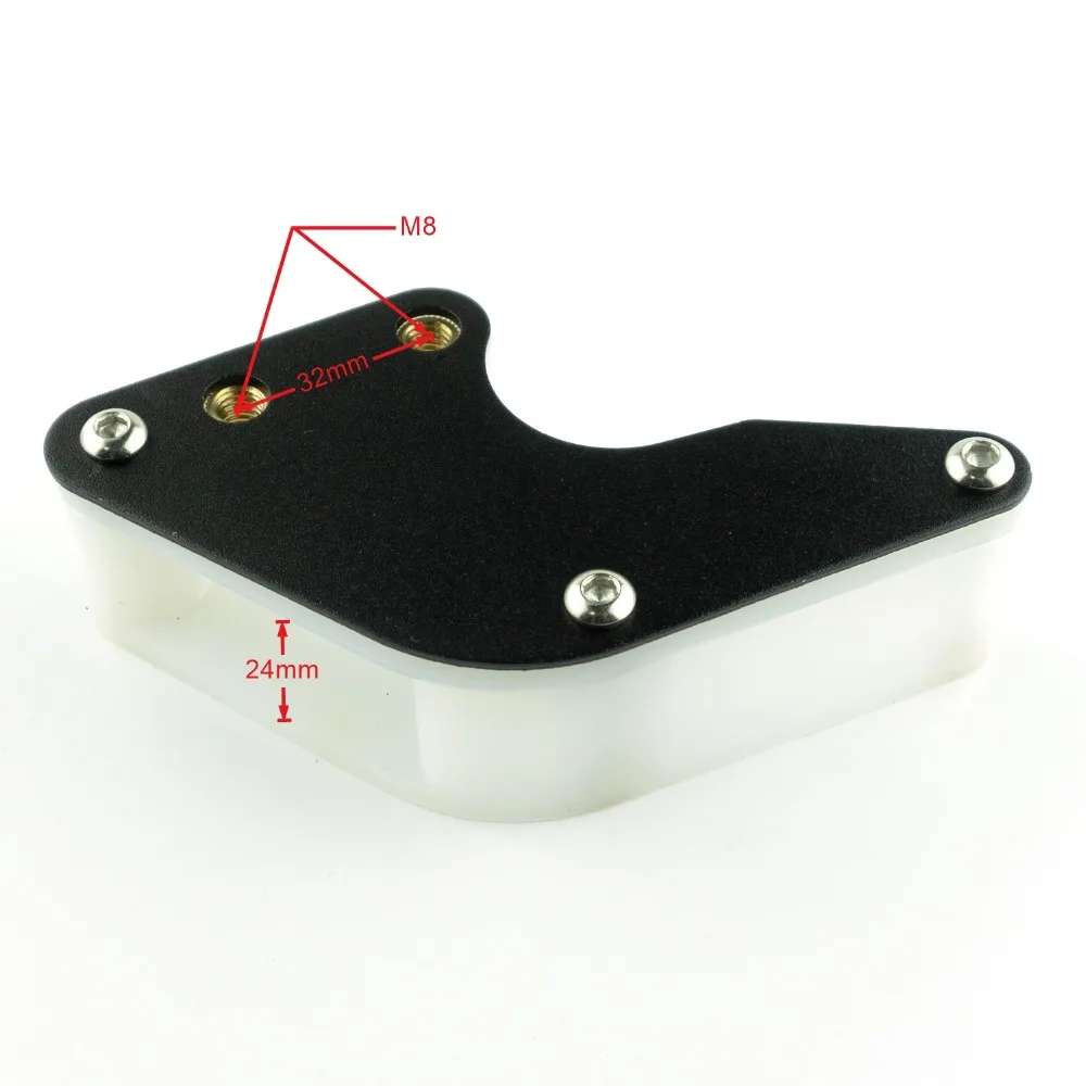 Красочные грязи питбайк алюминиевая цепь Guard Guide Fit ирбис ABM KAYO BAJA KLX ATOMIK TTR CRF50 70