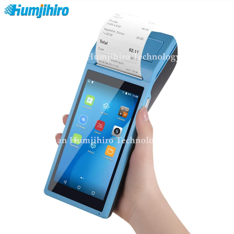 

Android 58 мм POS терминал чековый принтер Ручной Bluetooth WiFi 3G сборщик данных Портативный Термальный чековый принтер кассовый Регистратор