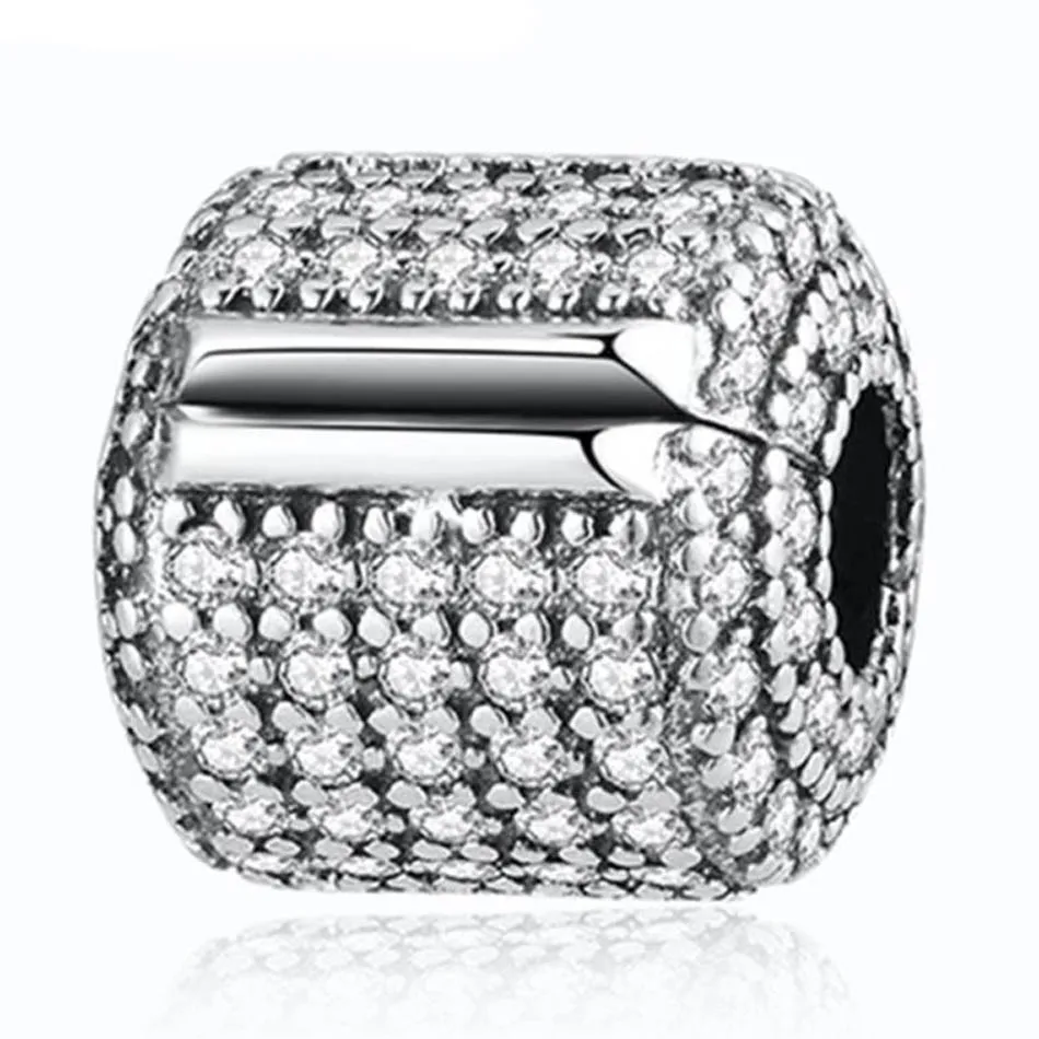 Аутентичный зажим S925 подвеска подходит для женского браслета браслет баррель