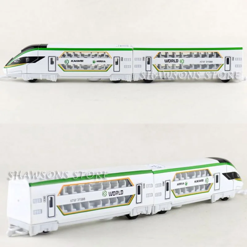 Литая металлическая модель двухслойная CRH высокоскоростная железная дорога