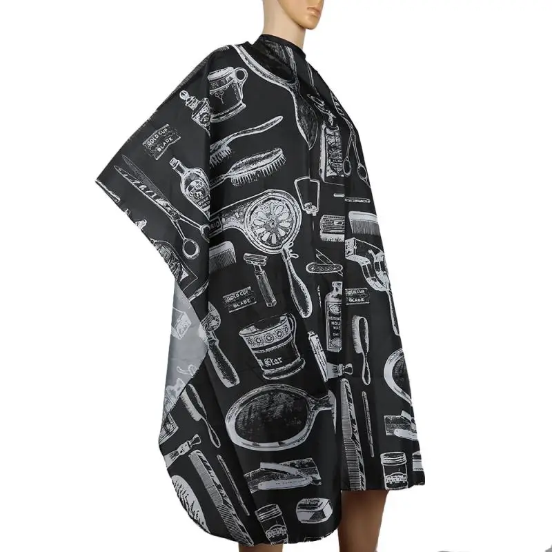 

2021 New Waterproof Hairdressing Barber Cloth Hairdresser Apron Hair Cutting Gown Kids&Adult Cape Pro Salon Styling Tool