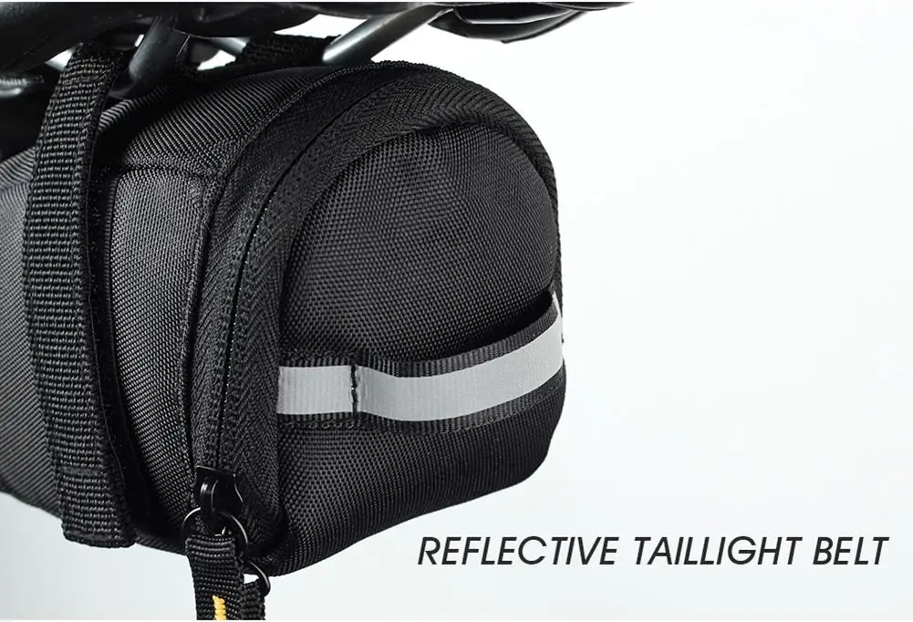 Bicycle Saddle Rear Seat Storage Bag Ultralight Tail MTB Road Repair Tools Saddlebag Dropshipping | Спорт и развлечения