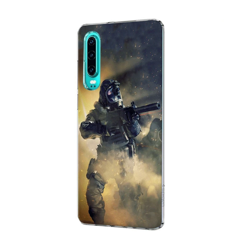 Mobile Phone Case For P Smart Z Plus P30 P20 P10 P9 P8 Lite Pro Hard Cover Rainbow Six Siege Operation Black Ice Shell | Мобильные