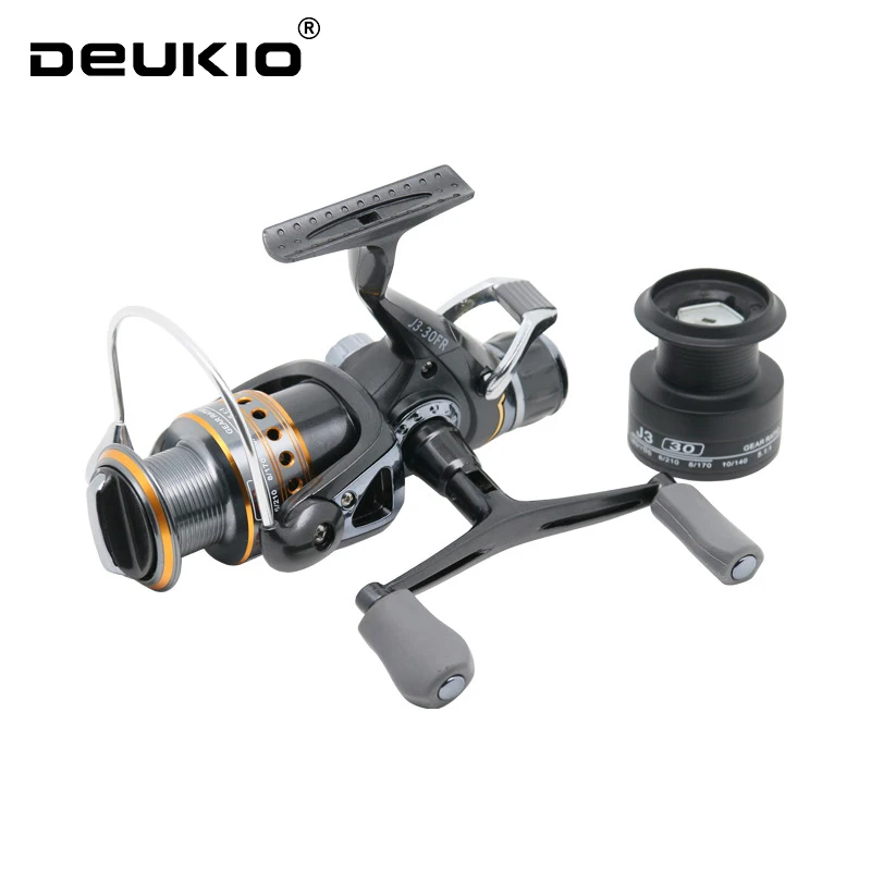 

Новая Рыболовная катушка с двойным тормозом, суперпрочная Рыболовная катушка для ловли карпа, спиннинговая катушка, рыболовное колесо