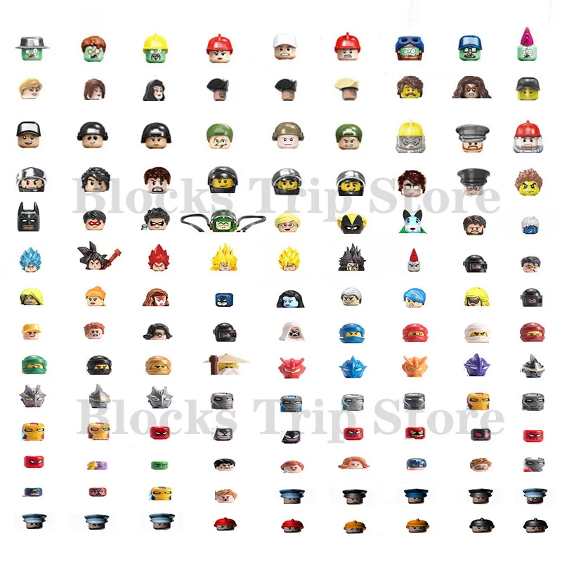 

2021 New Mini Characters DIY Model Set Building Block Assembly Toys Children's Birthday Gift Boys and Girls