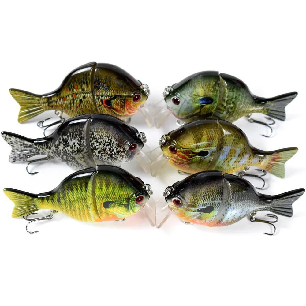 Жесткие пластиковые Картеры Прикормка искусственные приманки Bluegill рыболовные