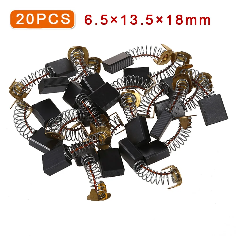 

20Pcs Motor Carbon Brushes For CB-153 CB153 Drop Saw For Angle Grinder Electric Hammer Dril Cut-off Saw Power Tool 6.5*13.5*18mm