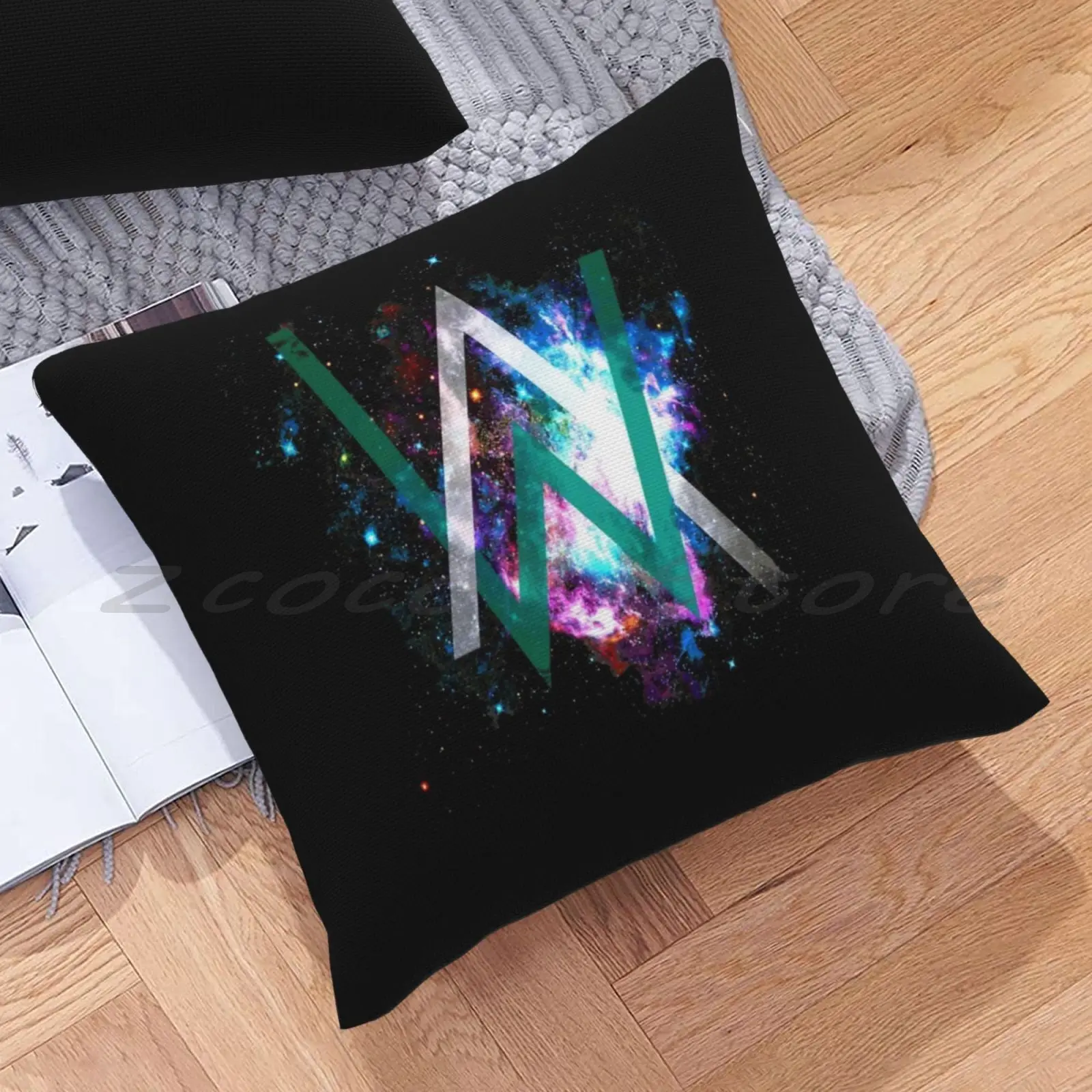 Чехол из льняной плюшевой бархатной ткани с принтом на заказ Чехол-Подушка Алана