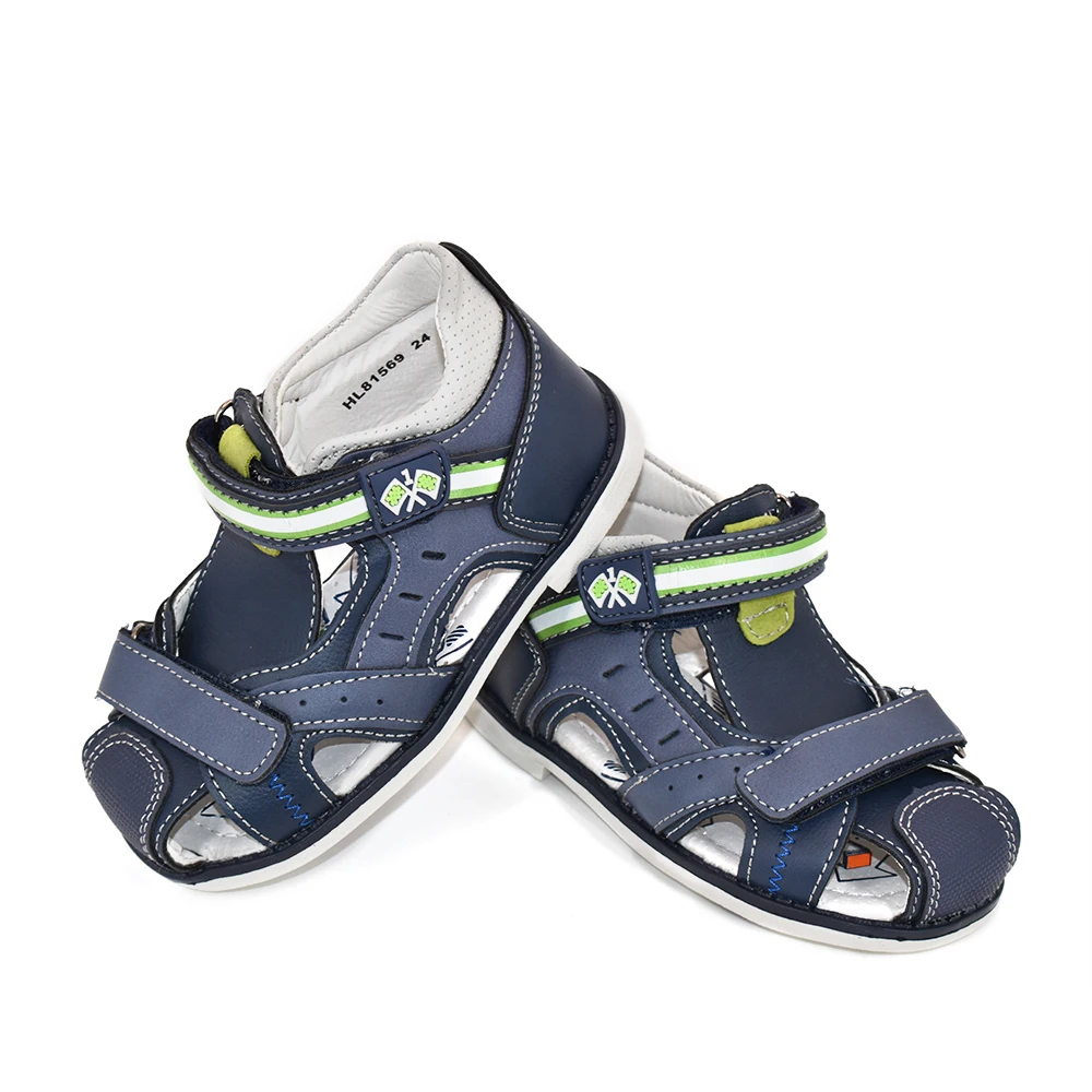 Bessky/2020 детская летняя обувь сандалии из искусственной кожи для мальчиков