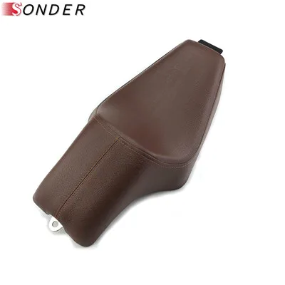 NO.1-Brown Для Harley Sportster XL 883 iron X48 XL883 1200 48-8 2004- мотоциклетное кожаное сиденье для водителя спереди и сзади - Цвет: NO.1-Brown