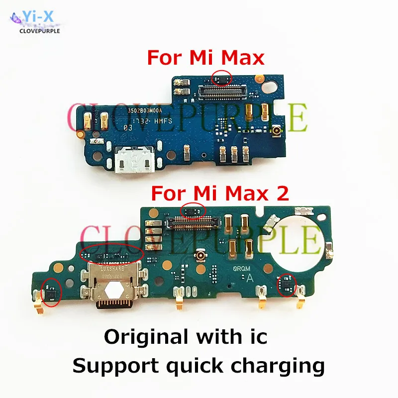 

Оригинальная зарядная Плата USB для Xiaomi Mi Max / Max 2, док-станция для зарядного устройства, запасные части