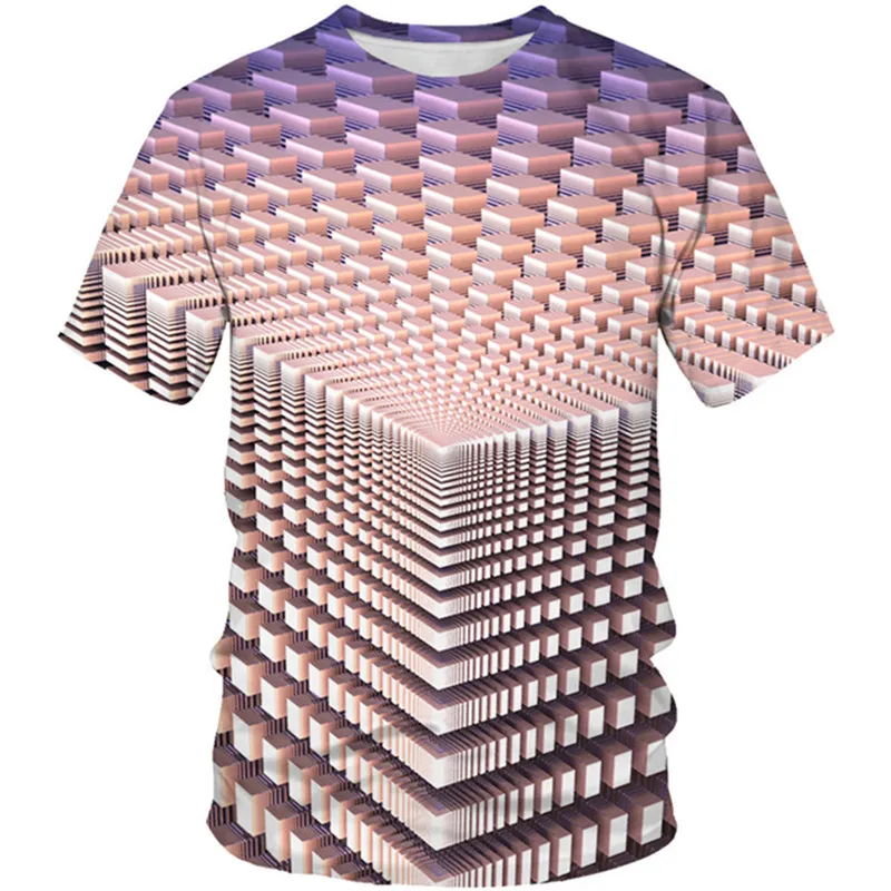 Коллекция 2019 года летняя креативная футболка с 3d принтом для Детей Забавные