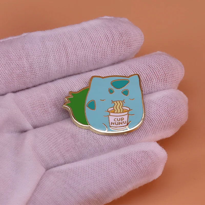 Милые эмалированные булавки с рисунком манги животных эльфов элфов Мультяшные