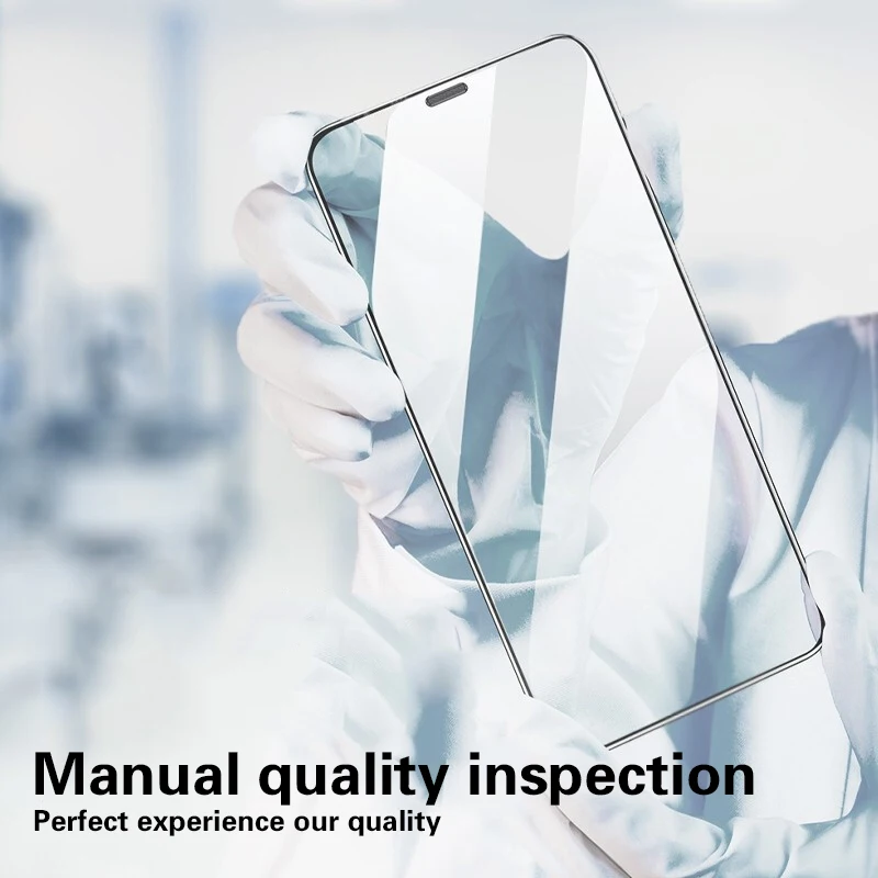 

4Pcs Tempered Glass On The For iPhone 12 11 Pro Max Screen Protector For iPhone X XS XR 11 12 Pro Max 12 Mini Protective Glass