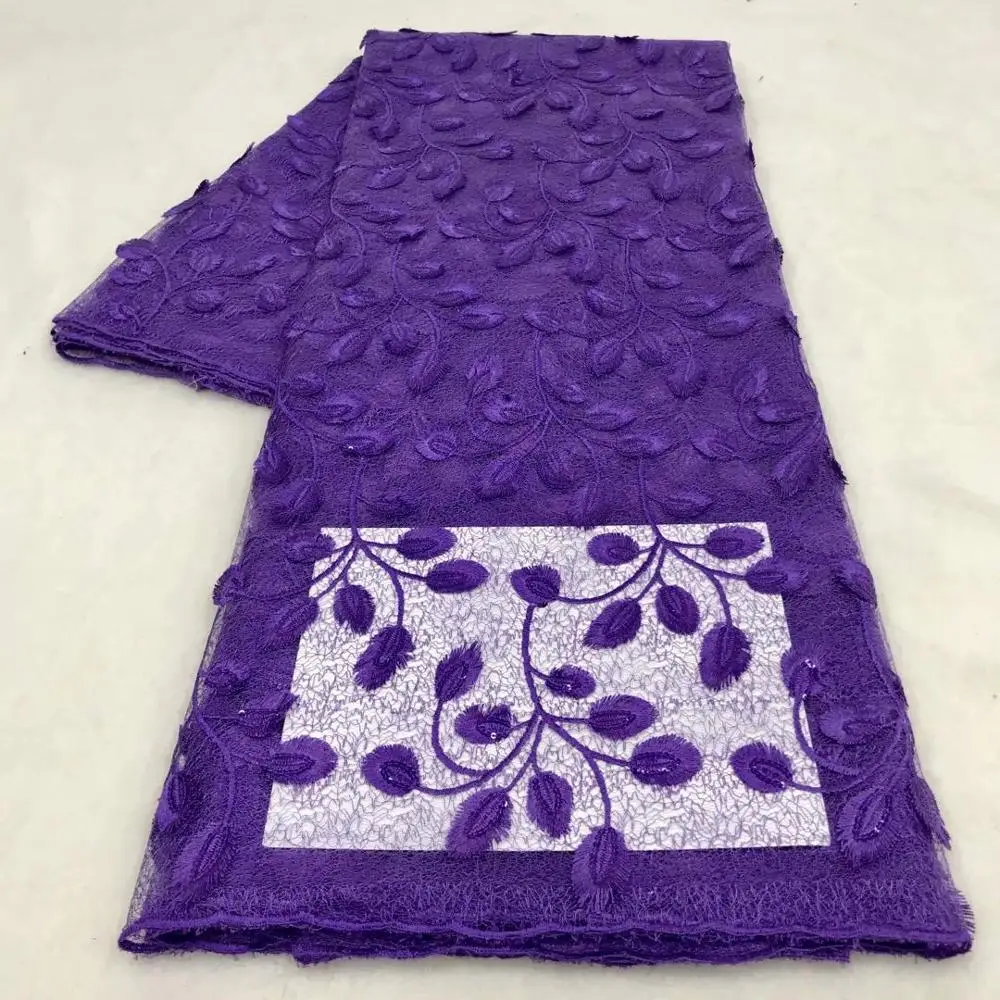 

Fashion Embroidery Tulle Lace Textile French Net Lace Fabric For Making Dress JNZ436(5Yards/Lot)