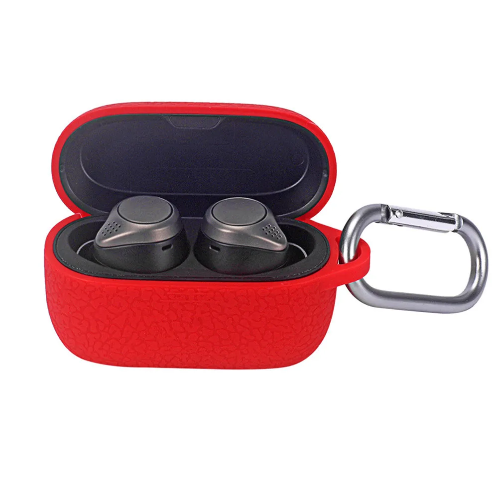 Силиконовый защитный чехол для зарядки полосы кожа с пряжкой ДЛЯ Jabra Elite Active 75t