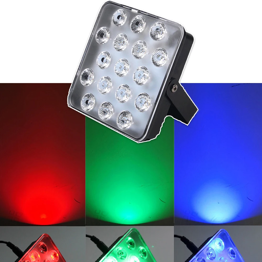 

17X1W LED RGB Remote Control Par Light Beam Wash 2IN1 Stage Effect Light DJ Disco Flash Light led Bar Party Wedding Strobe Lamp