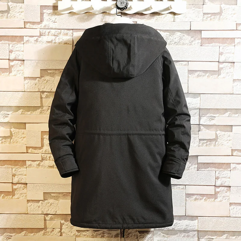 Куртка мужская с капюшоном черная непродуваемая водонепроницаемая однотонная
