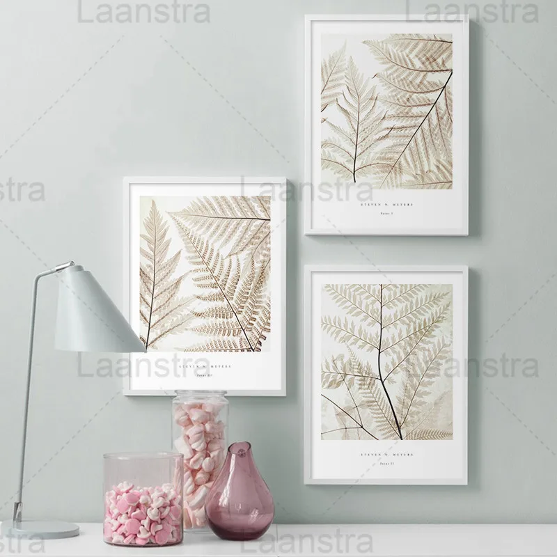 

Plant Branches and Leaves Canvas Painting Simple Natural Atmosphere Home Decoration Poster Nordic Style Living Room Wall Prints