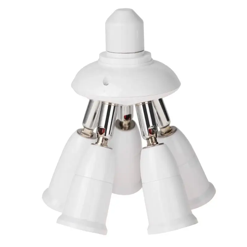 

E27 Splitter with Switch 3/4/5 Heads Lamp Base Adjustable LED Light Bulb Holder Adapter Converter Socket Light Bulb Holder Hot