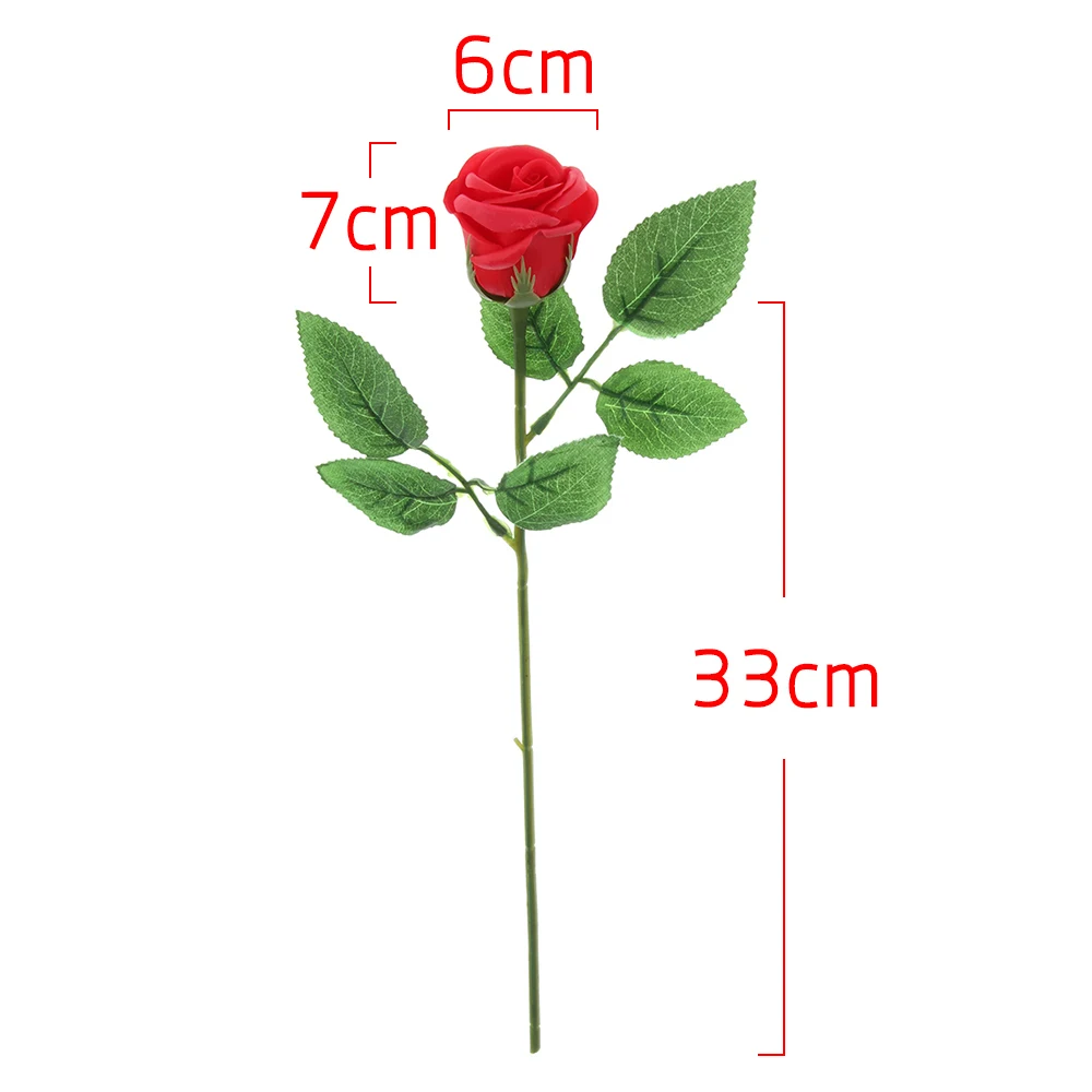 1 шт. искусственный цветок мыла роза Свадебный букет домашний декор ручной