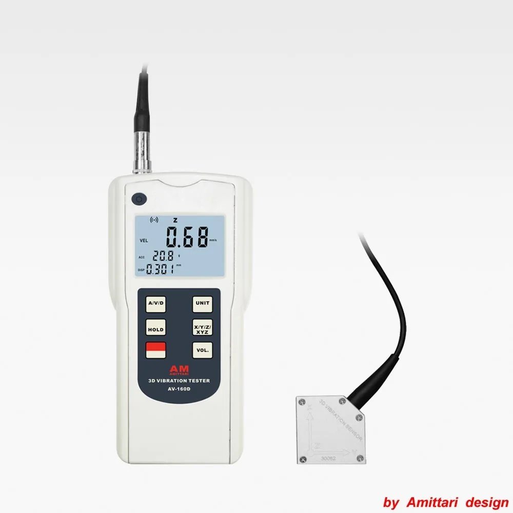 

Mini Vibrometer 3D Vibration meter Tester AV-160D price