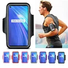 нарукавники чехол для телефона на руку для бега Realme 6 Pro 5 X2 X50 Pro XT X3 Redmi Note 8 9 Pro 9s Xiaomi Mi 10 9T Pro Poco F2 Pro, сумка для телефона на руку, сумка чехол на руку для бега