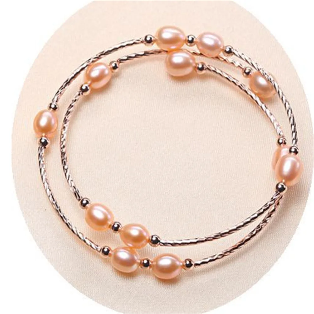 YKNRBPH 14 к Изысканный жемчужный браслет Открытый изысканный для женщин свадьбы