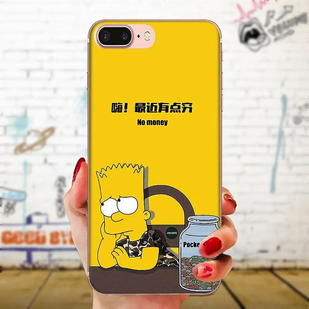 Мягкий чехол для телефона Galaxy Alpha Note 10 Pro A10 A20 A20E A30 A40 A50 A60 A70 A80 A90 M10 M20 M30 M40 Симпсоны |