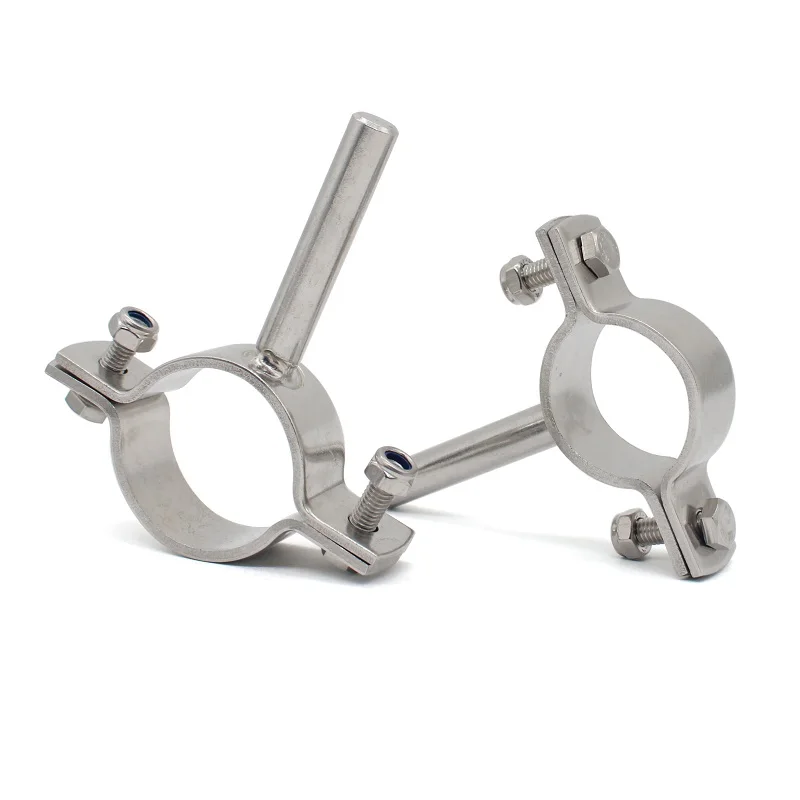 Зажимы для санитарной трубы из нержавеющей стали 254 все размеры 12-304 мм кронштейн