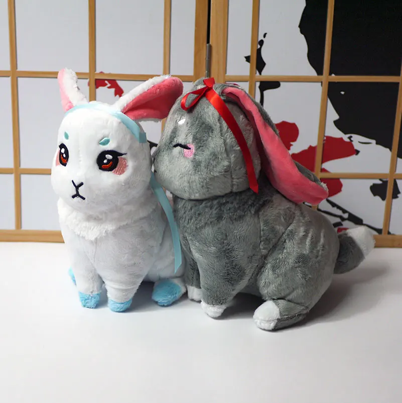 Основатель Diabolism Плюшевая Игрушка Аниме MO DAO ZU SHI wifi Lan Zhan rabbit Мягкая кукла 20 см для подарка