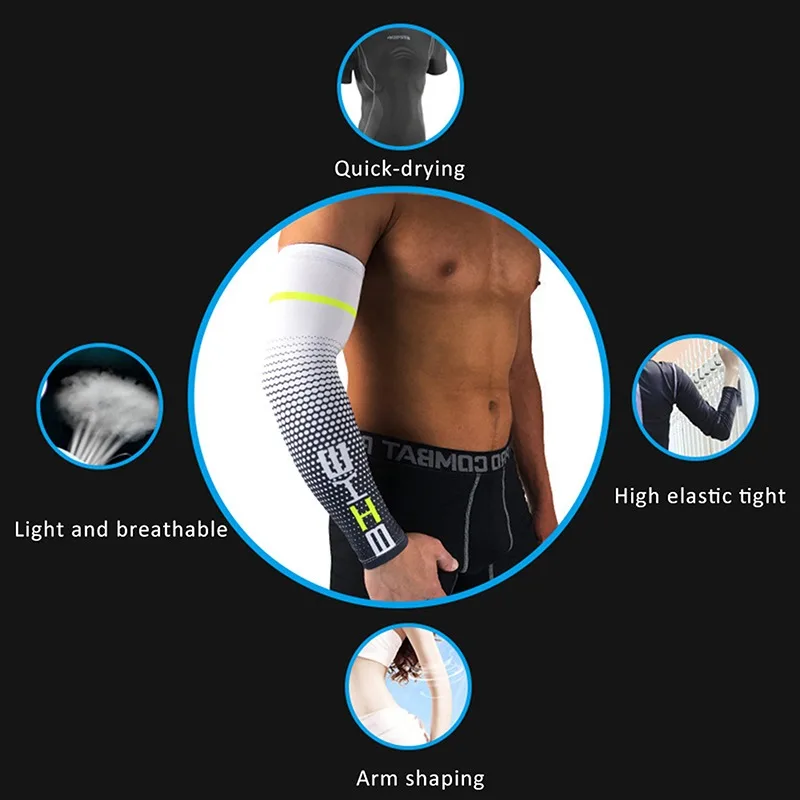 1 шт. рукава для игр велосипедные защита от УФ излучения бега езды на велосипеде