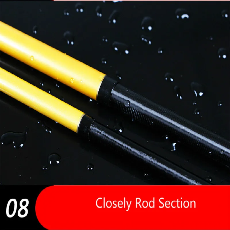 2.7m-6.3m Fishing Rod High Carbon Taiwan Fishing Olta 7H Super Light and Super Hard Black Pit 19 Tuning Canne Peche Fishing Gear enlarge