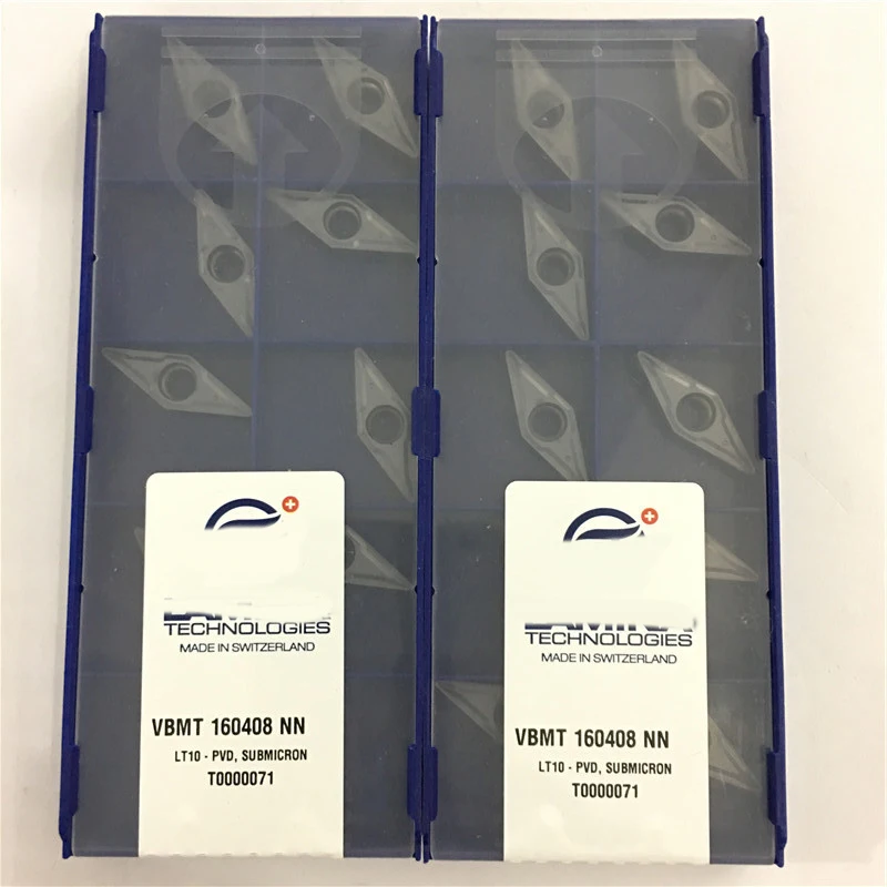 VBMT160408NN LT10 оригинальный ламиновый станок с ЧПУ твердосплавный вставной токарный