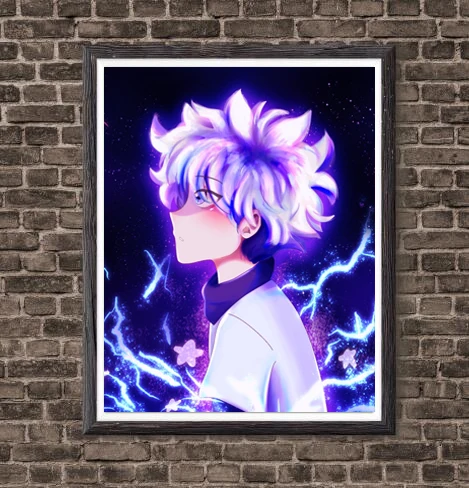 Набор из 8 аниме постеров Hunter X Killua Gon Meruem цифровые художественные принты на холсте