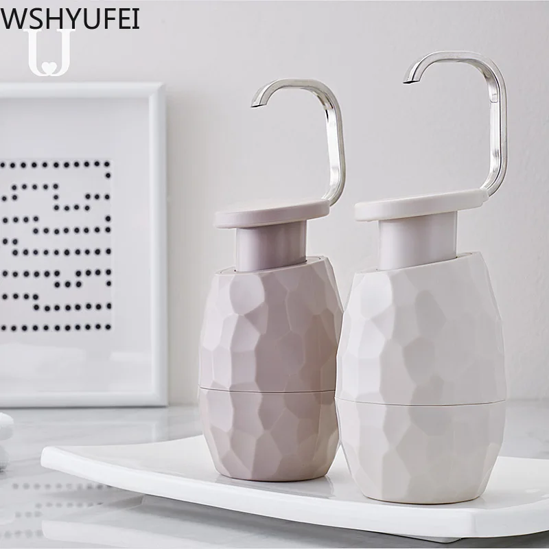 1 шт. дозатор жидкого мыла из нержавеющей стали 370 мл|Переносные дозаторы мыла| |