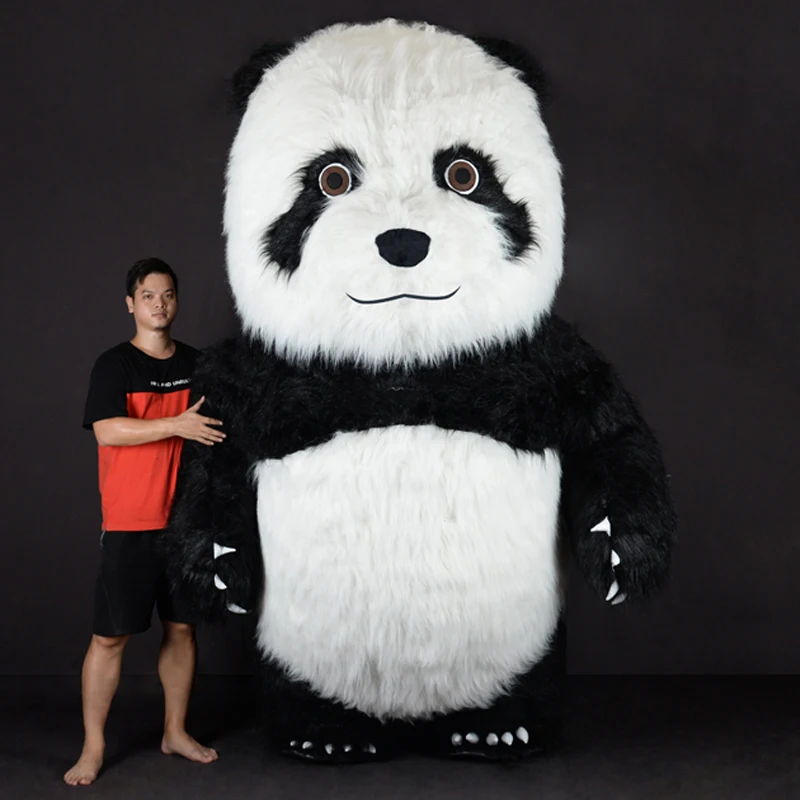 

Panda Inflatable Costume Mascot Fancy For Carnival Party Costumes Halloween Costume Christmas Disfraz Giant