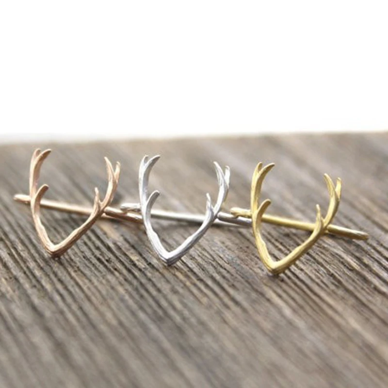 1 шт в форме рога модные кольца качественные медные для женщин серебряное Золотое