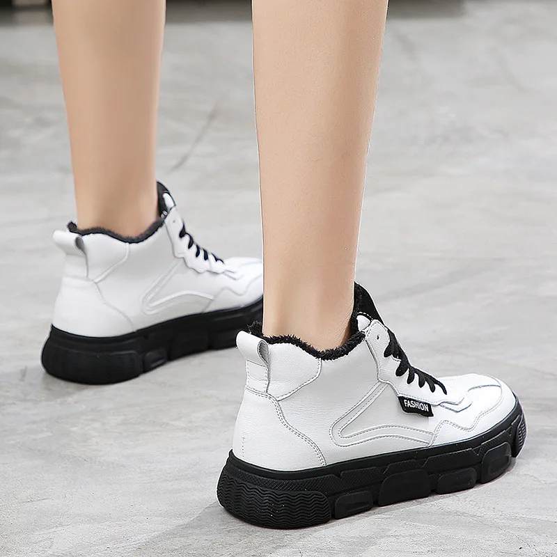 Осенне-зимняя женская спортивная обувь с бархатной подкладкой | Спорт и