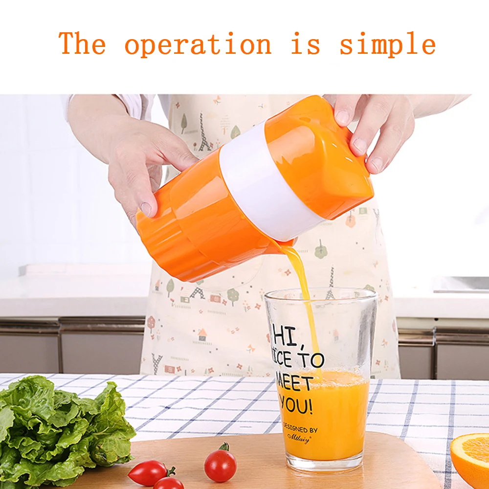 Портативная ручная соковыжималка для цитрусовых апельсинов лимонов фруктов 100%