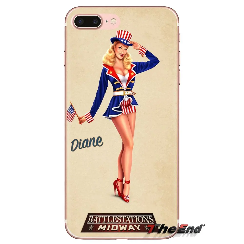 Transparent Soft Shell Covers pretty Pin Up Girl For Huawei Nova 2 3 2i 3i Y6 Y7 Y9 Prime Pro GR3 GR5 2017 2018 2019 Y5II Y6II |