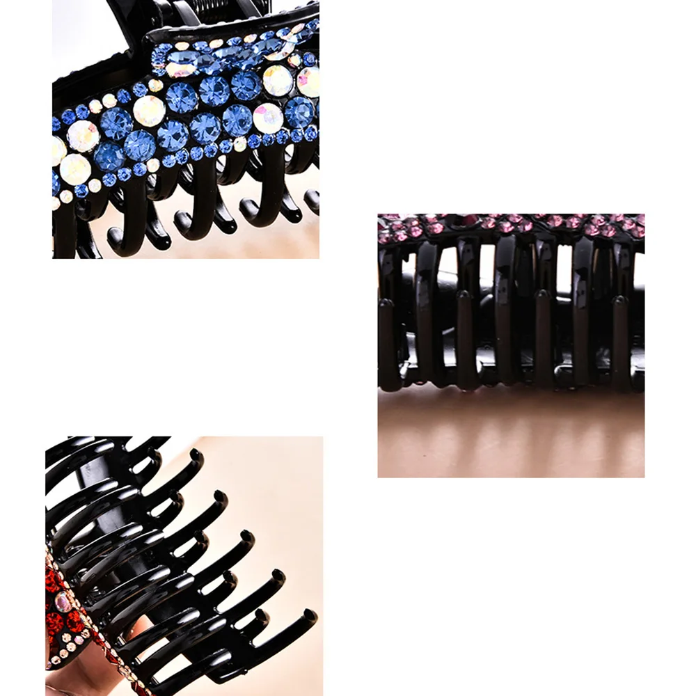 

Crystal Hair Claws Colorful Shiny Hairclip Barrettes Women Hair Clip High Quality Hair Clip Rhinestone Hairpins Hair Accessories