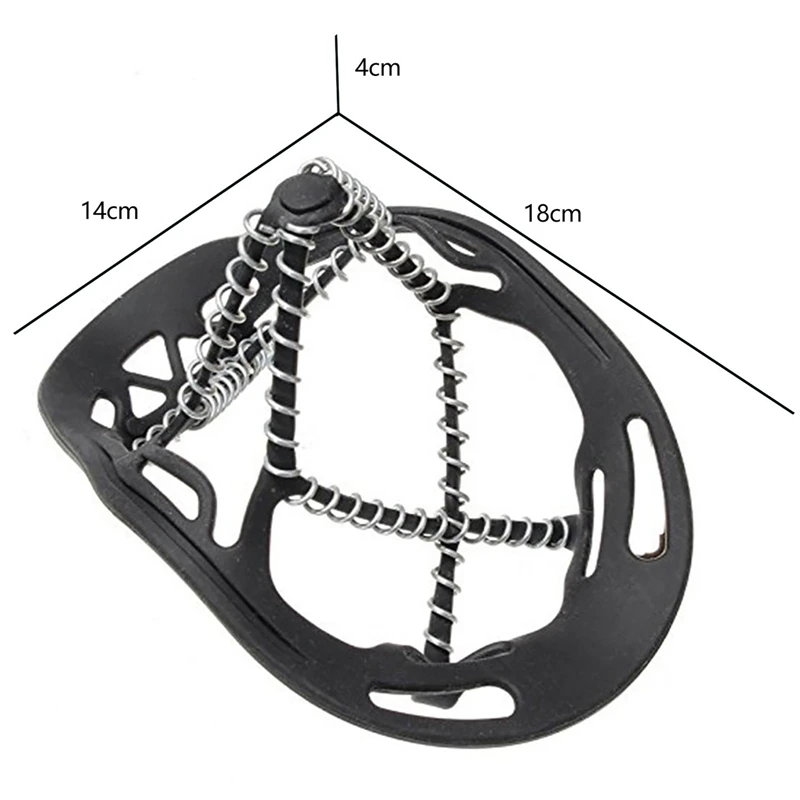

1 Pair Non-slip Crampons Ice Grip Ice Snow Route Camping Outdoor Sports Shoe Cover Walk Traction Cleats