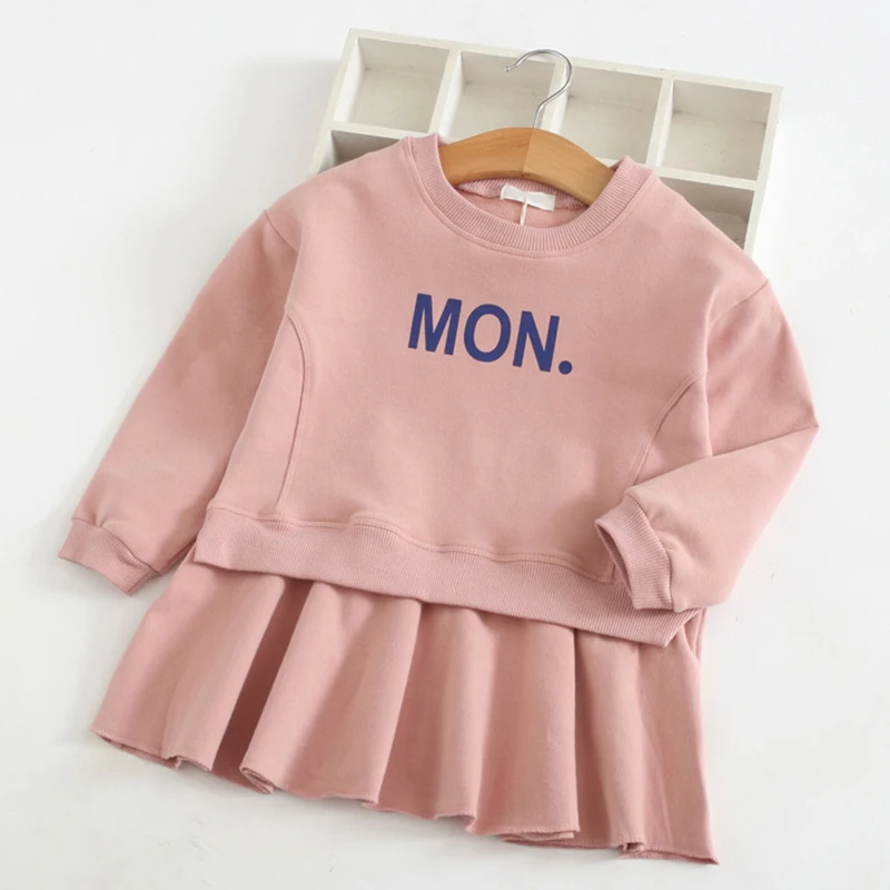 Bear Leader Girls Dress 2020 New Spring Brand Clothes Long Sleeve Bunny Rabbit Lace Strip Design Children Clothing | Детская одежда и