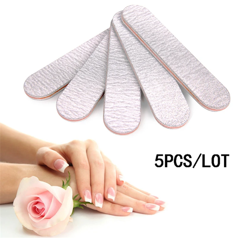 Набор пилок для ногтей профессиональный 5 шт. баффер шлифовки удаление