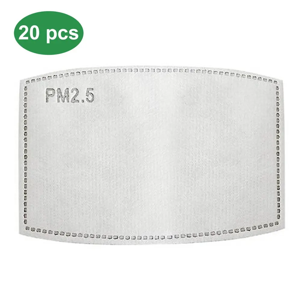 

Pm2.5 Filter 5 Layers Protective Filter Activated Carbon Mask Filter 3D Fitting Design Breathable Filtration 100 Pcs