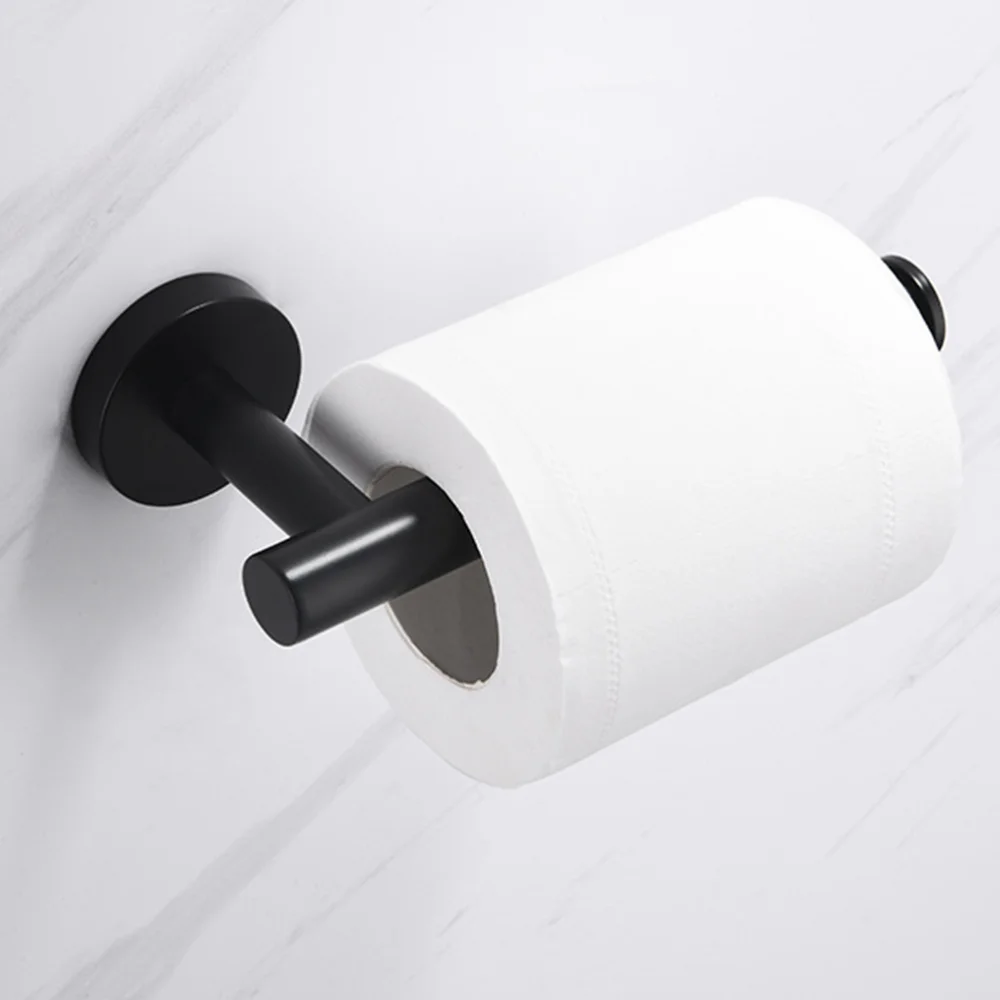 

1Pc Stainless Steel Tissue Holder Simplicity Punch Free Roll Paper Stand Wall Hanging Tissue Storage Rack for Home Bathroom